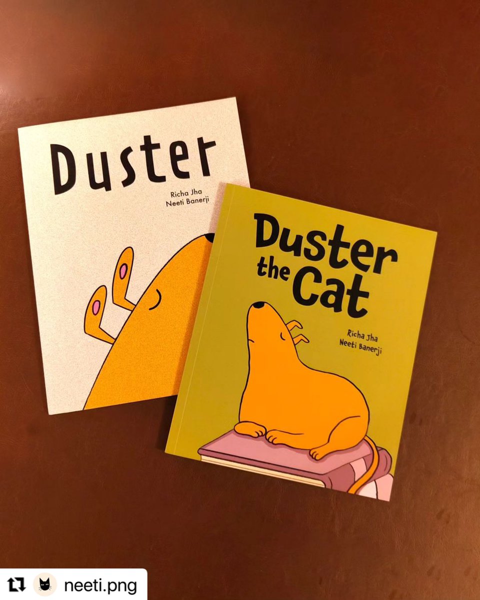 No better day than the #internationaldogday to share that ‘Duster the Cat’ (<a href="/RichajhaJha/">Richa Jha</a> and Neeti Banerji) is out in Singapore, published by the fabulous <a href="/epigrambooks/">Epigram Books</a>. The 2021 original, Duster, continues to be a much-loved title in India.