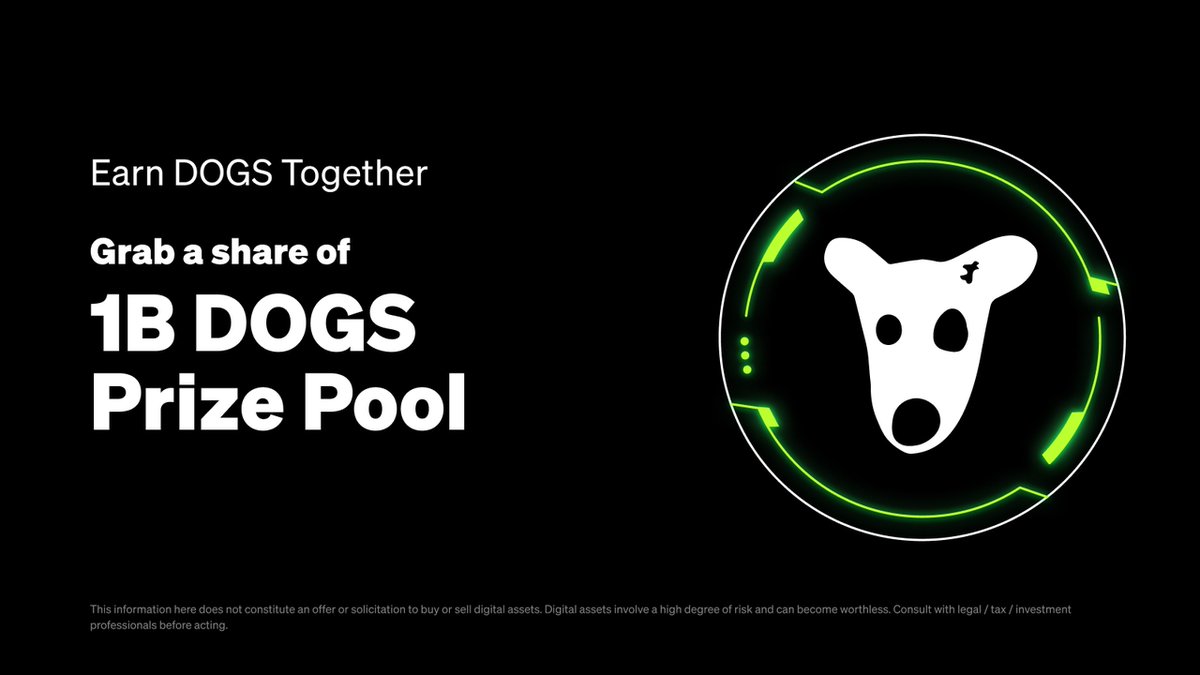 OKX (@okx) on Twitter photo 📢 Join our Earn DOGS Together campaign with <a href="/realDogsHouse/">Dogs Community 🦴</a> to grab a share of 1B $DOGS 🦴
To enter:
✅ Sign up with a KYC2 account
✅ Deposit min. 100 $USDT worth of $DOGS
✅ Trade min. 100 $USDT of $DOGS pairs
Go 👉 bit.ly/4dyJsZt 📢 Join our Earn DOGS Together campaign with <a href="/realDogsHouse/">Dogs Community 🦴</a> to grab a share of 1B $DOGS 🦴
To enter:
✅ Sign up with a KYC2 account
✅ Deposit min. 100 $USDT worth of $DOGS
✅ Trade min. 100 $USDT of $DOGS pairs
Go 👉 bit.ly/4dyJsZt