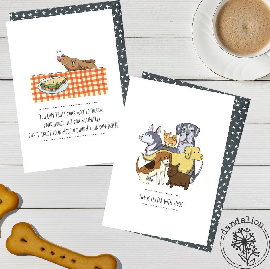 Celebrating the unconditional love, wagging tails, and endless joy that our furry friends bring into our lives! 🐾❤️ #happyInternationalDogDay! #DogLovers #FurryFriends #Pawsome #dandelionstationery #greetingscards