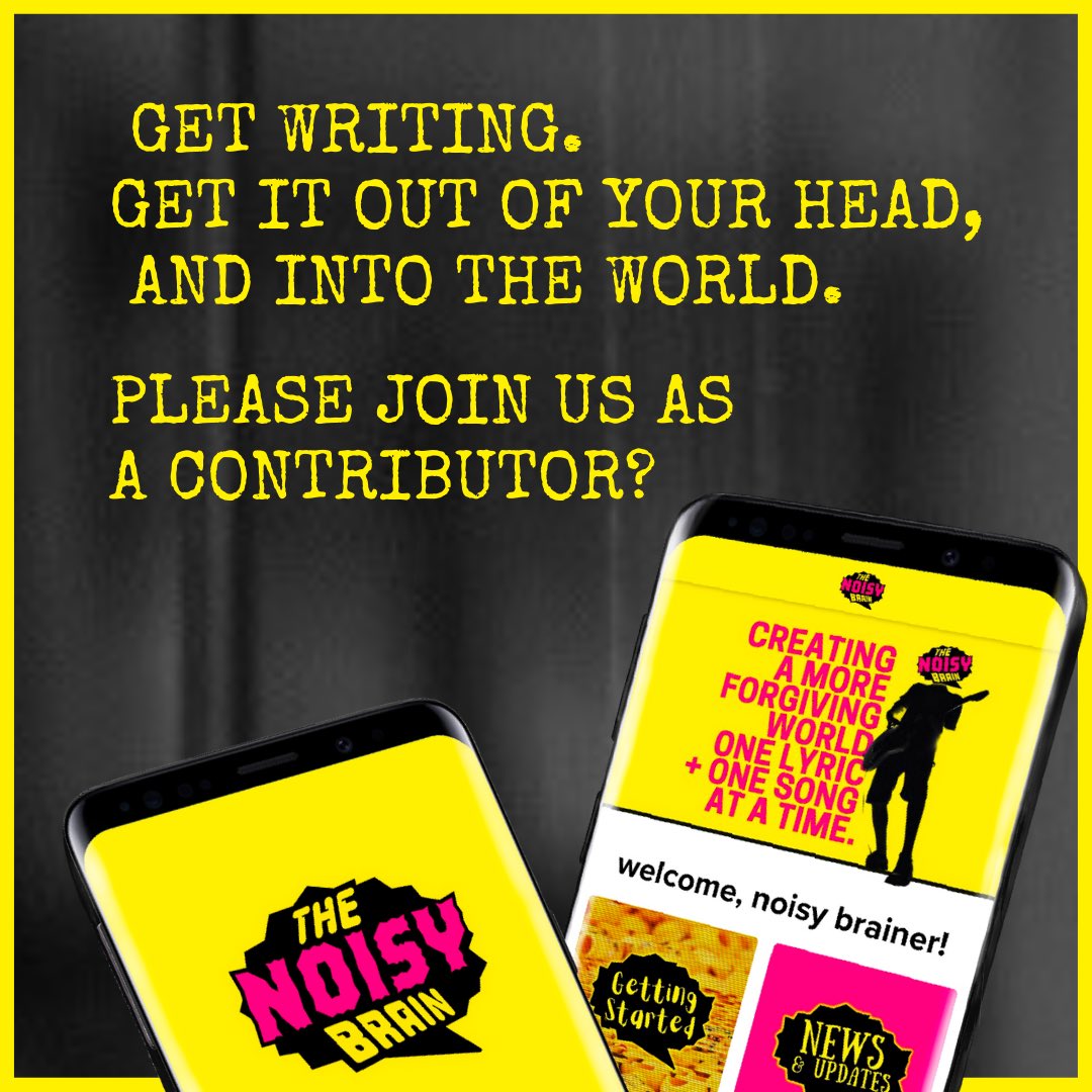 The Noisy Brain encourages people to write about their mental health experiences. With collaborative musicians all over the world we are turning those writings into songs. Providing a voice for mental health using the power of music.

thenoisybrain.com

The Noisy Brain 🧠