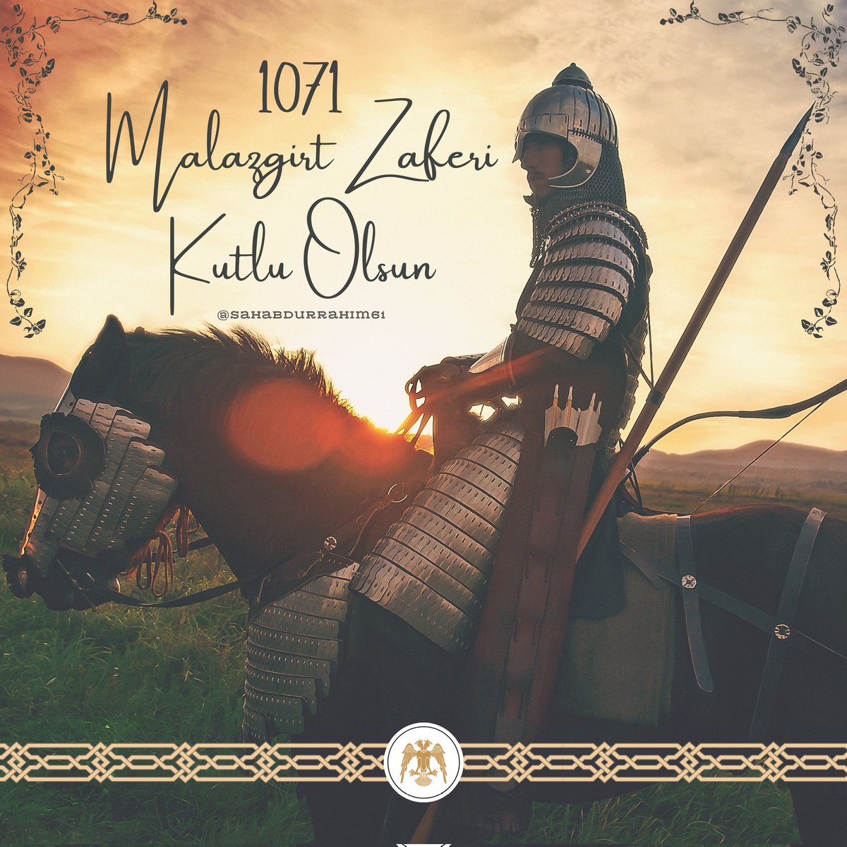 Ecdadımızı saygı, rahmet ve minnetle anıyoruz. Zaferimizin 953. yılı kutlu olsun!

26 Ağustos 1071.