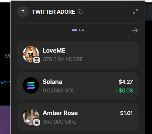 ADORELoveME's tweet photo. #solflare @solflare_wallet #SolanaCommunity #Tokenomics @phantom 

Amber Rose 😅
tnx❤️‍🩹 https://t.co/IIu3MMIF3C