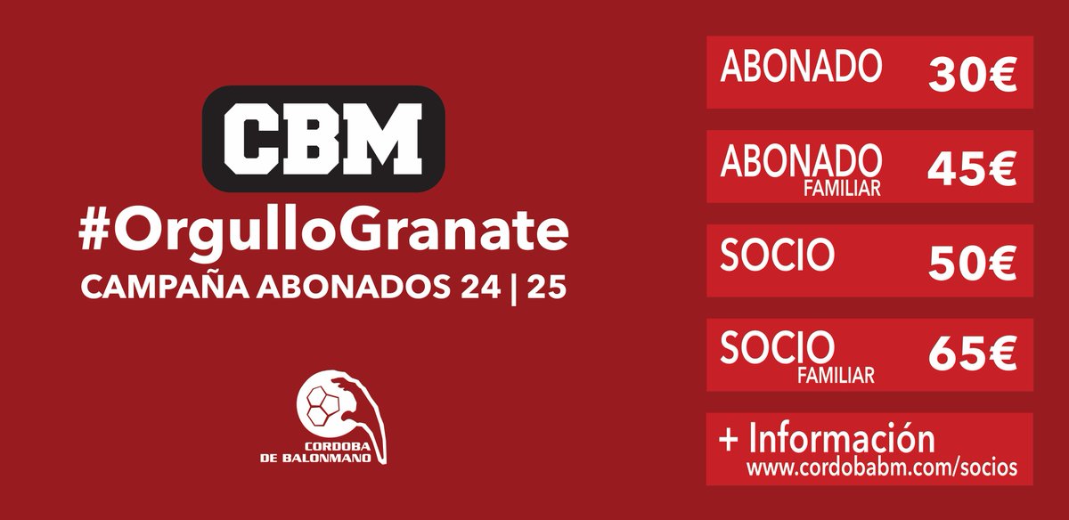 🔊 Vive toda la emoción de la DHP femenina y la 1ª Nacional masculina desde solo 30 €. Ellas y ellos ofrecen espectáculo en la cancha, nosotros le vamos a dar confianza. Con mucha ilusión arranca nuestra campaña de abonados
👉 cordobabm.com/el-cbm-lanza-s…
👉 forms.gle/uZJNUaxGFxrMQS…