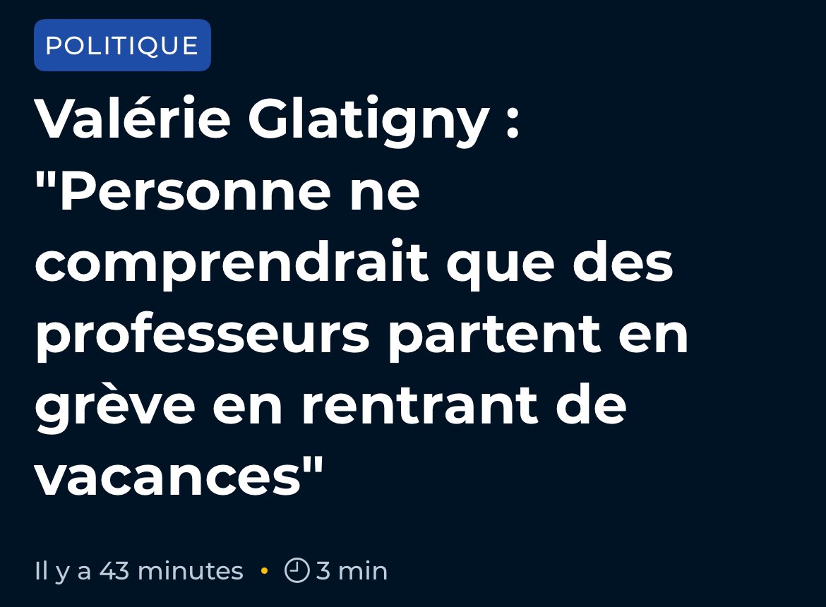 « Au #MR nous souhaitons depuis longtemps que les grèves se déroulent uniquement le 15 août ou le 1er de l’an et si possible la nuit »
#TraduisonsLa