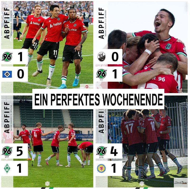 Glückwunsch an die rote Macht von der Leine!
Ein perfektes Wochenende, danke #H96