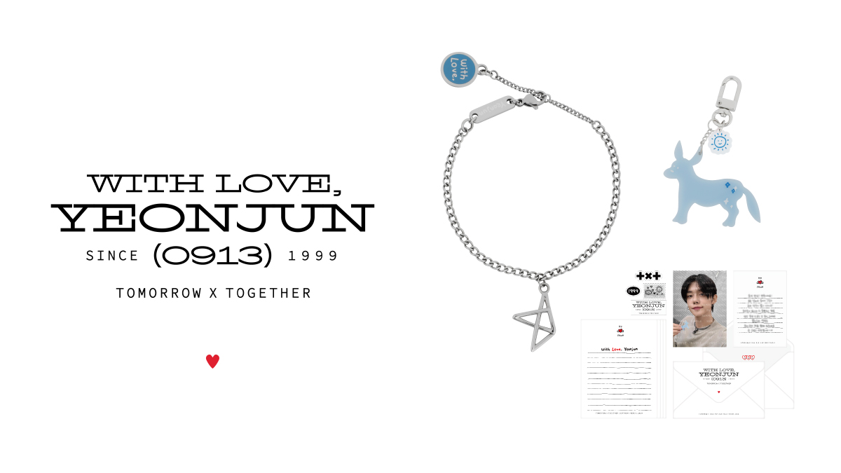 TOMORROW_X_TOGETHER WITH LOVE, YEONJUN OFFICIAL MERCHANDISE 予約