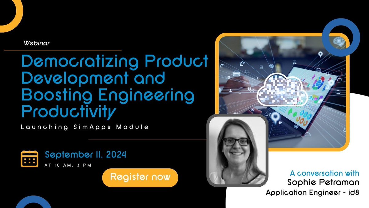 Register for our webinar now - buff.ly/4dA8asD

Topic: Democratizing product development and boosting engineering productivity
September 11, 2024 – 10AM, 3PM – 30 minutes

#CloudComputing #id8 #Webinar