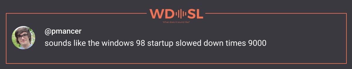"sounds like the windows 98 startup slowed down times 9000"

Stars of the Lid - The Artificial Pine Arch Song

<a href="/starsofthelid/">Stars Of The Lid</a>

youtube.com/watch?v=6Ub681…

x.com/W_D_I_S_L/stat…