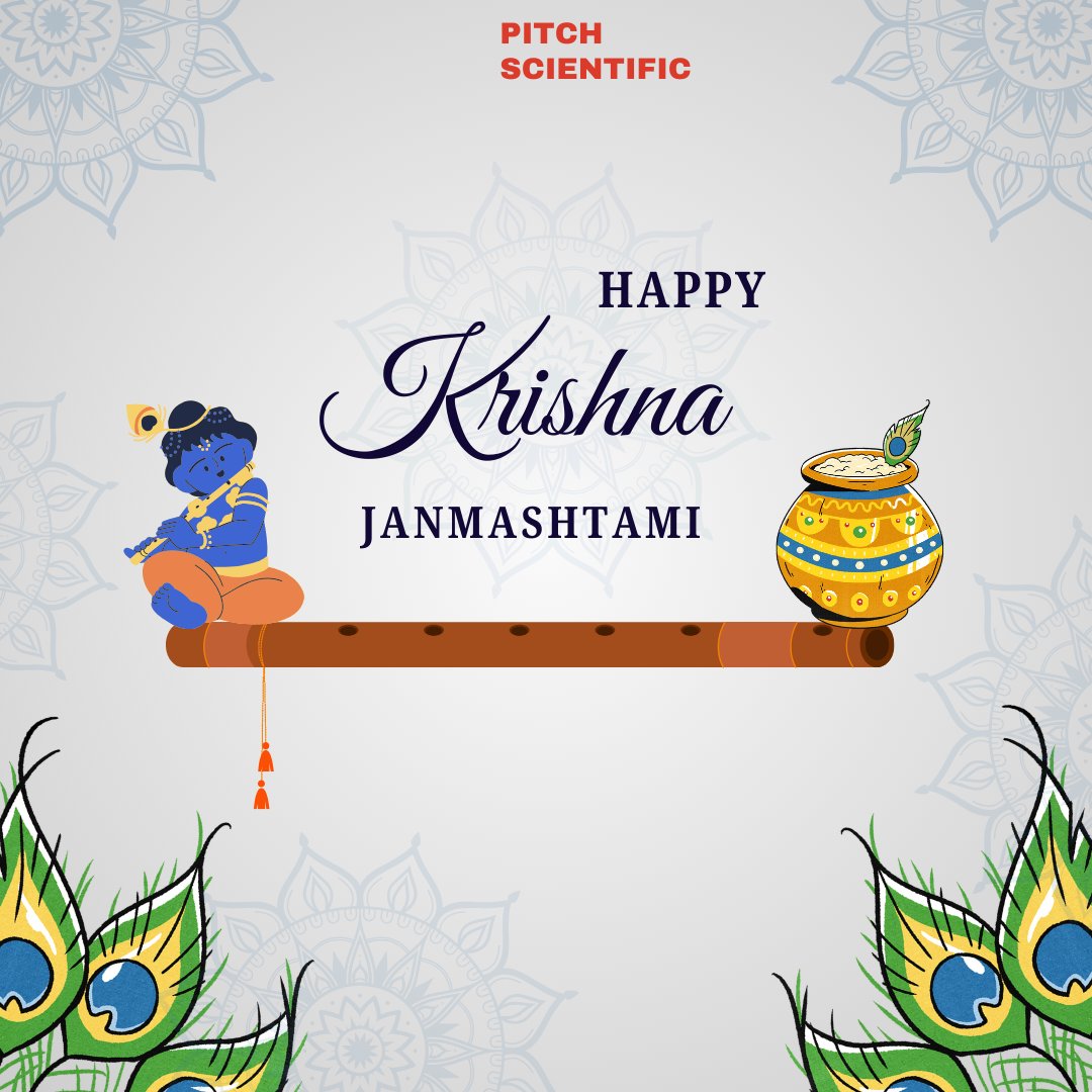 PitchScientific's tweet photo. Lord Krishna- "It is better to live your own destiny imperfectly than to live an imitation of somebody else's life with perfection.”
Today celebrating the birth of the divine. Happy Janmashtami! https://t.co/VJ9VwMRYTX