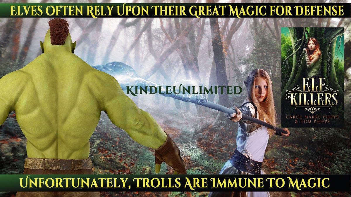 Car01am's tweet photo. #RT “Elf Killers is a fast-paced, descriptive ride of emotional turmoil and flight or fight drama right from the get go.” 

#kindleunlimited
#FantasyThriller
#FantasyThriller

https://t.co/Ps9rEyEu0s https://t.co/o9QGWYc2RP
