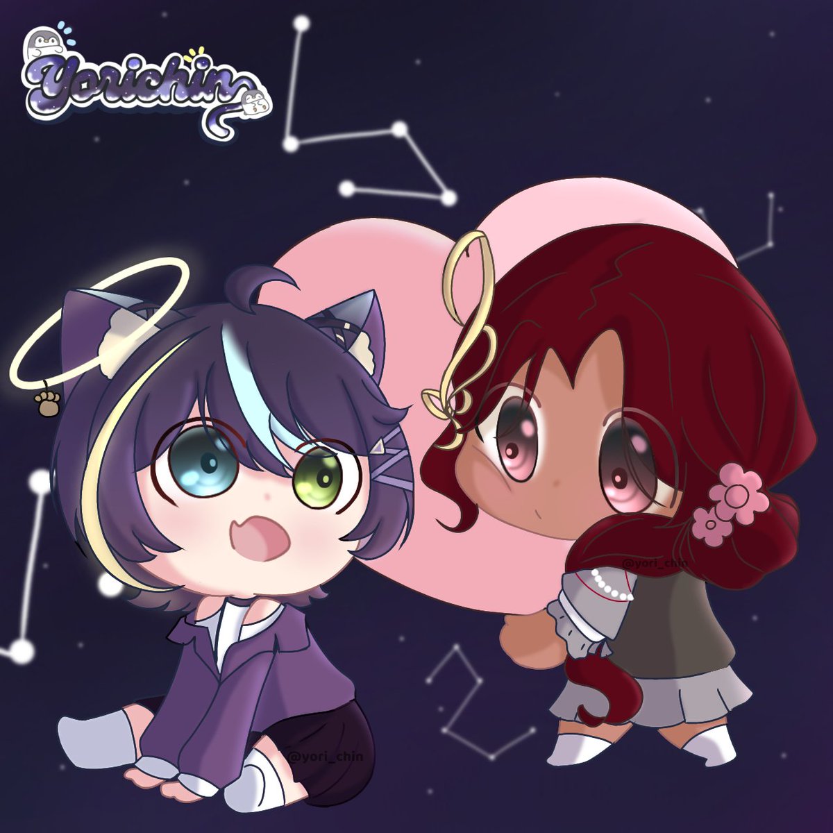 It's the RUIWYNATION!!!! Let's goooo i hope you guys like it plss go support them <a href="/Rui__Xiele/">Rui - ルイ🐈‍⬛🍵💜 (Orion Star Tavern, Vtuber)</a> <a href="/Wyn_Cross/">Wyn (Orion Star Tavern)</a> 🌼😊

#art #digitalart #artwork #commissionopens