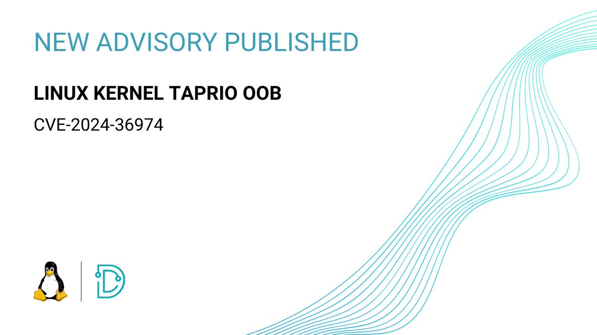 SecuriTeam_SSD's tweet photo. 🚨 New advisory was just published! 🚨

A critical out-of-bound access vulnerability has been identified in the Linux Kernel. This vulnerability was disclosed by a security researcher participating in TyphoonPWN 2024.
https://t.co/cMyDiEPrDL https://t.co/Yy7qkj5v8y