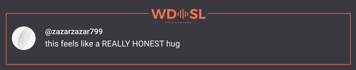 "this feels like a REALLY HONEST hug"

The Marías - Exit Music For a Film (Radiohead cover)

<a href="/radiohead/">Radiohead</a> <a href="/themarias/">The Marías</a>

youtube.com/watch?v=0wK0JK…