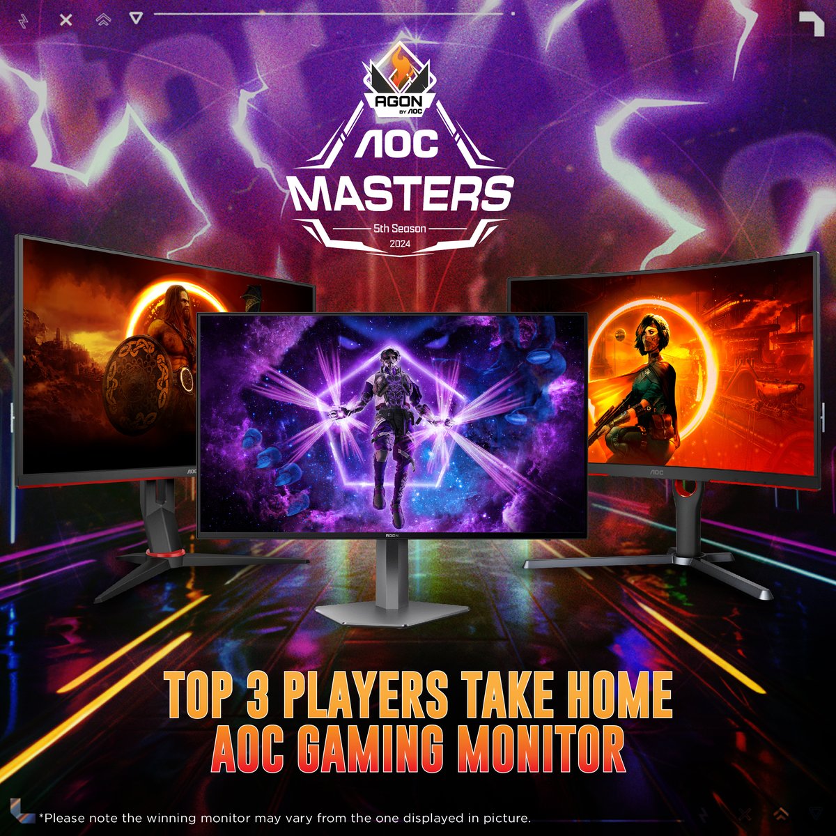 بطولة AOC Masters 2024 - Valorant

استعد لمواجهة أقوى اللاعبين في الخليج، انتصر، وشق طريقك نحو منافسات تايلاند!
أفضل ٣ لاعبين لهم جائزة شاشات جيمينج من شركة AOC! والمراكز من الرابع إلى الثامن لهم أيضا جوائز مُرضِية!
سجل الآن
docs.google.com/forms/d/e/1FAI…