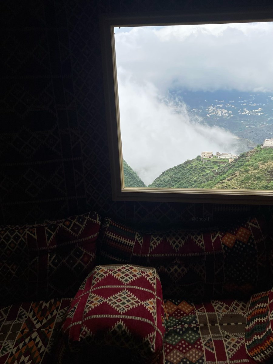 منظر لتأمل يبعث في النفس الراحة☁️🍃