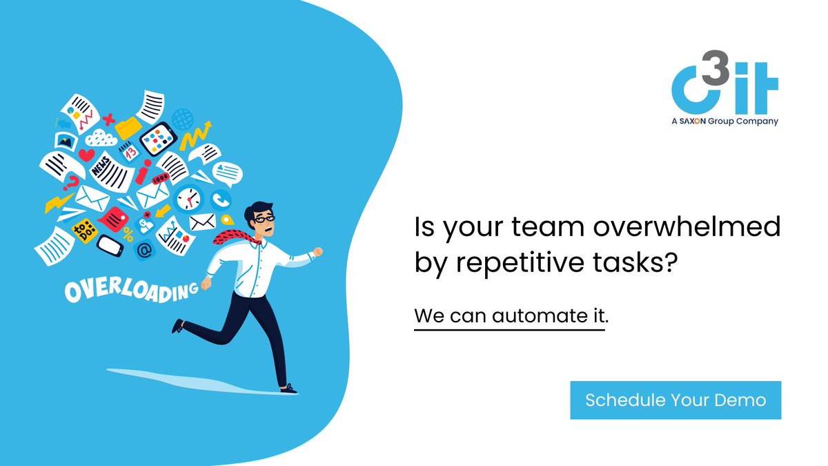 C3IT's tweet photo. Our AI-driven #automation solutions can streamline your operations, freeing up valuable resources and allowing your team to focus on what matters. Let us help you #automate the mundane and optimize your business processes!

https://t.co/JqYIppqgOd

#AI #ArtificialIntelligence https://t.co/kc42fl5R23