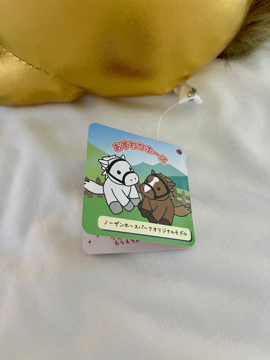 ノーザンホースパークでオリジナルぬいぐるみくじを引きました。 2等と