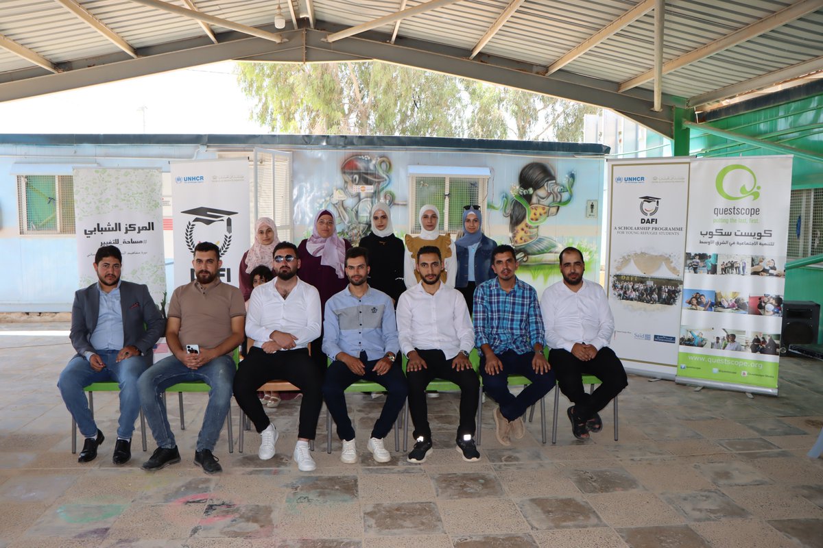 DAFIJordan's tweet photo. The summer club at Zaatari Camp was a success with the collaboration of Noor Al Hussein Foundation and Quest Scope!  Over 120 kids enjoyed STEAM, robotics, art, life skills, and sports. Empowering young minds for a brighter future!
@UNHCRJordan
@UNHCR_Education
@KHF_NHF https://t.co/S1JuFCI8m0