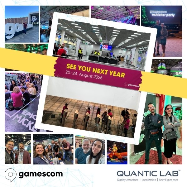 QuanticLabRo's tweet image. What an incredible edition!
Thank you to everyone who stopped by to meet our team, shared a conversation, or simply celebrated the world of gaming with us. Until next year, @Gamescom!
quanticlab.com
#Gamescom2024 #QuanticLabTeam #VideoGames #GamingEvent #QualityAssurance