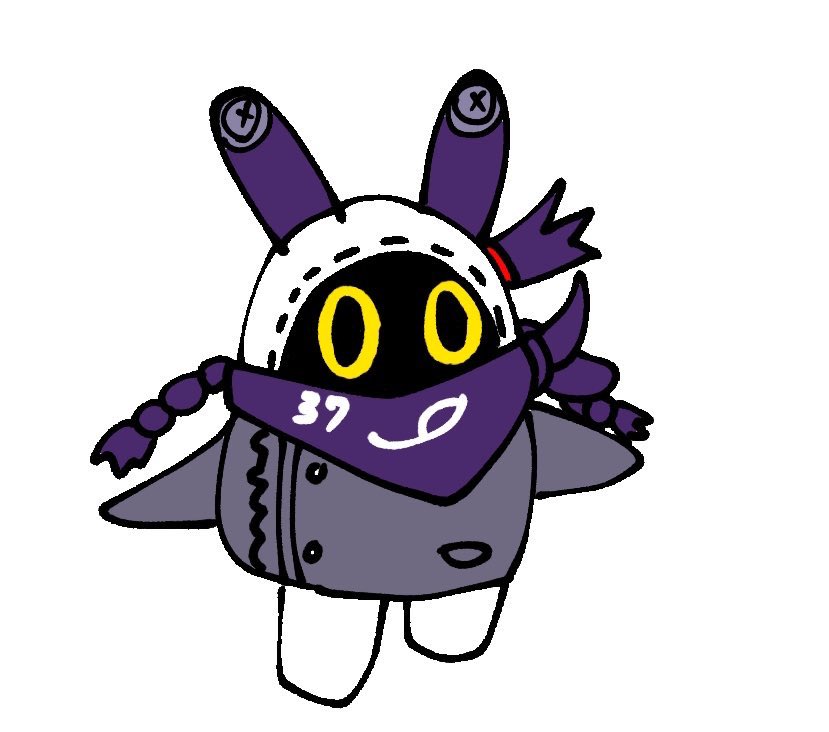 「(╹ڡ╹)」|はくとうのイラスト