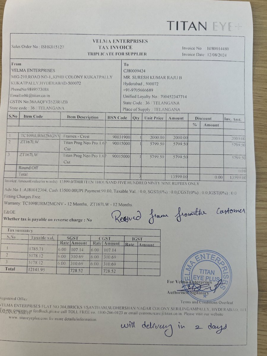 bsureshraju's tweet photo. ⁦@titaneyeplus⁩ 
Shameless guys?
Are you listening.
Just given the glasses for changing purpose in your store.
anyway I’m going to consumer forum for the harassment happened after paying heavy amt to you for the eyewear.
Pl note.Every pic/video was taken with their concern. https://t.co/G01cTiRsxh