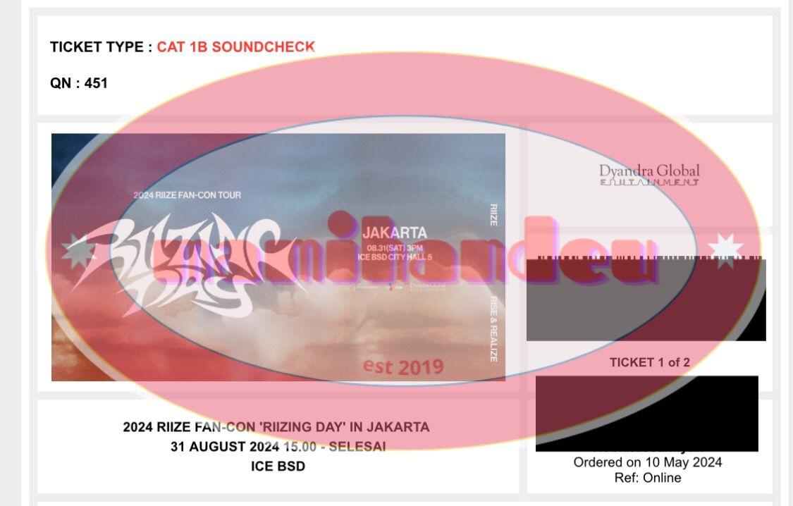 mami_handeu's tweet photo. WTS RIIZE FANCON BRIIZING DAY IN JAKARTA 

CAT 1B SOUNDCHECK (1tix)
DM 

tags wts wtb riize briize https://t.co/P5U1WypM2d