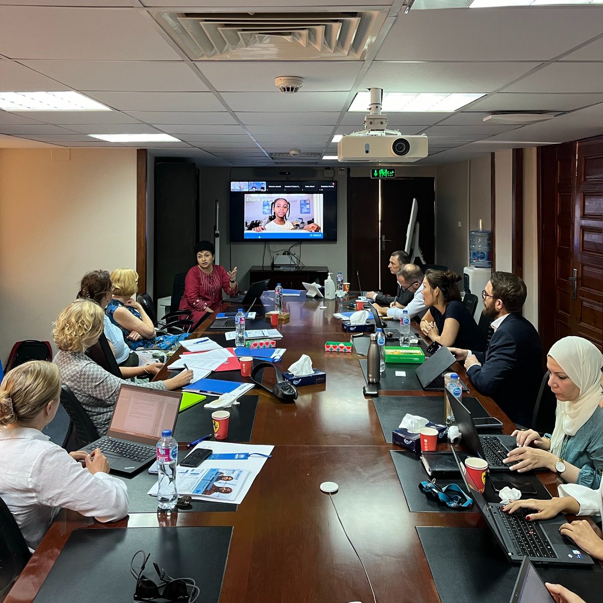 Today <a href="/UNHCREgypt/">UNHCR Egypt</a> welcomed a delegation from the <a href="/DanishMFA/">Denmark MFA 🇩🇰</a> on a technical mission to explore support to the refugee response in #Egypt.

🙏 Denmark 🇩🇰 for supporting refugees in Egypt 🇪🇬!