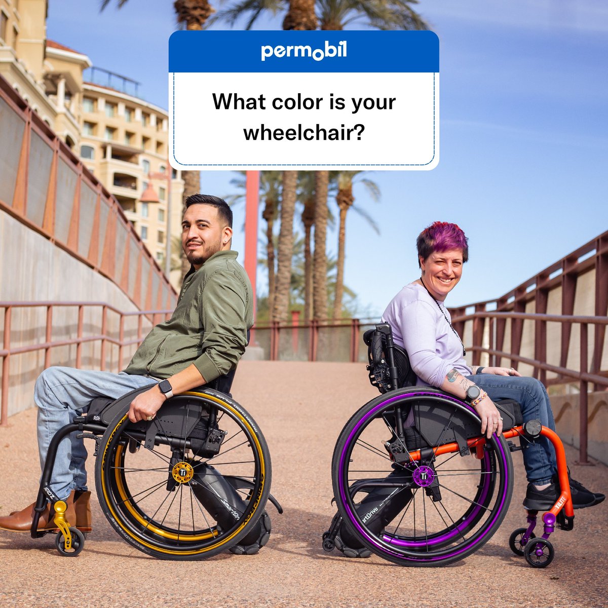PermobilGlobal's tweet photo. 🗣️ Permobil fam’, let us know how YOU express your style!

#Permobil #InnovatingForIndividuals #TiLite #SmartDrive https://t.co/s0fOuujQO3