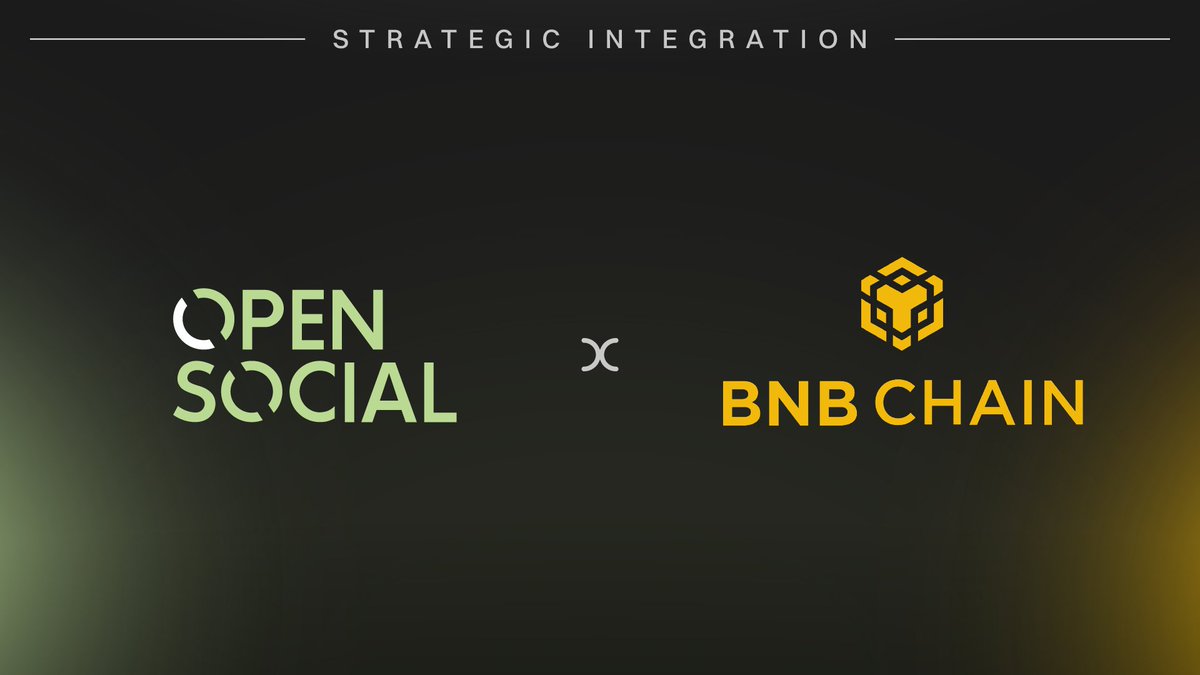 OpenSocial is expanding! We're joining forces with <a href="/BNBCHAIN/">BNB Chain</a> to develop our game-changing on-chain social graph empowering community interaction and users in the ecosystem, along with <a href="/BASCAN_io/">BAS(BNB Attestation Service)</a>.

But that's not all, we've got more surprises in store 🧵