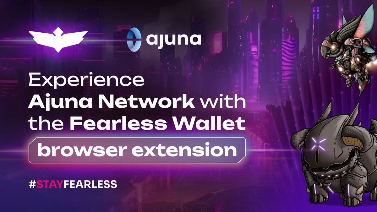 edgakeret's tweet photo. Introducing Fearless Wallet integration with Awesome Ajuna Avatars (AAA) - the ultimate experience in Ajuna Network. Connect your Fearless Wallet browser extension for secure in-game transactions, and get ready!

#iweb3 #krsuccess https://t.co/bID0PC3MlF