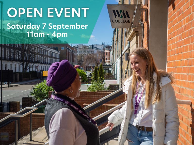 WMCollege's tweet image. Whether you&apos;re looking to improve job prospects, invest in a new creative interest, or simply improve wellbeing, we have a course for you.

Visit us &amp;amp; learn to thrive at WM College. Book your place now 👉 bit.ly/3OjG22v  

#learntothrive #openevent #adulteducation