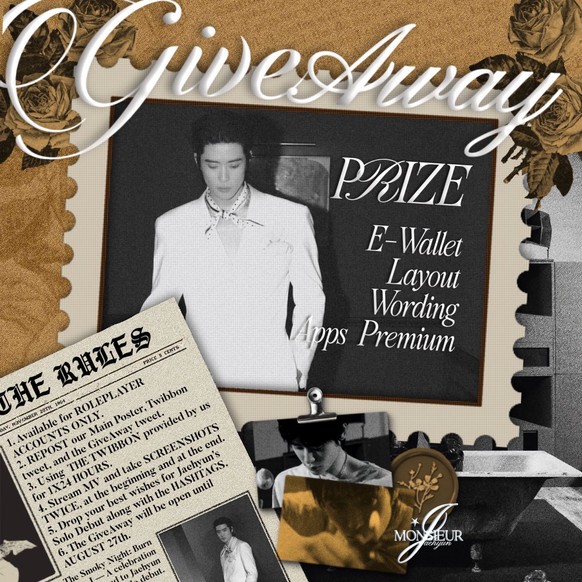 𝖳͟𝗁͟𝖾͟ 𝖬͟𝗈͟𝗇͟𝗌͟𝗂͟𝖾͟𝗎͟𝗋͟𝗌 are incredibly thankful to everyone who’s rejoicing in Jaehyun’s solo debut. To express our appreciation and make this day even more extraordinary, we invite you to participate in our 𝗚͟𝗶͟𝘃͟𝗲͟𝗔͟𝘄͟𝗮͟𝘆 ✦ x.com/themonsieurj/s…