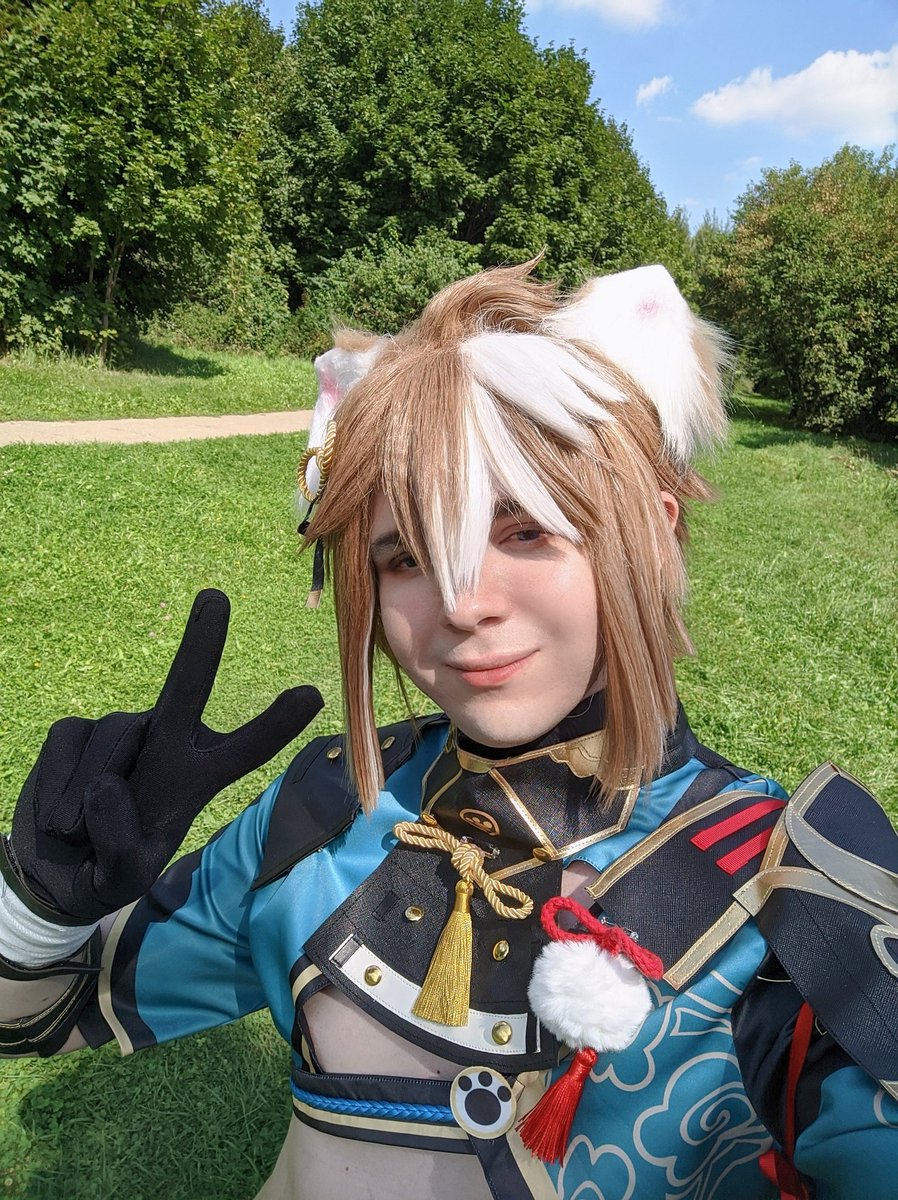 LordTeramon's tweet photo. Cosplay Gorou is ready!🐶

#GenshinImpact  #Genshin #Gorou #GenshinCosplay https://t.co/ermZZN7vKd