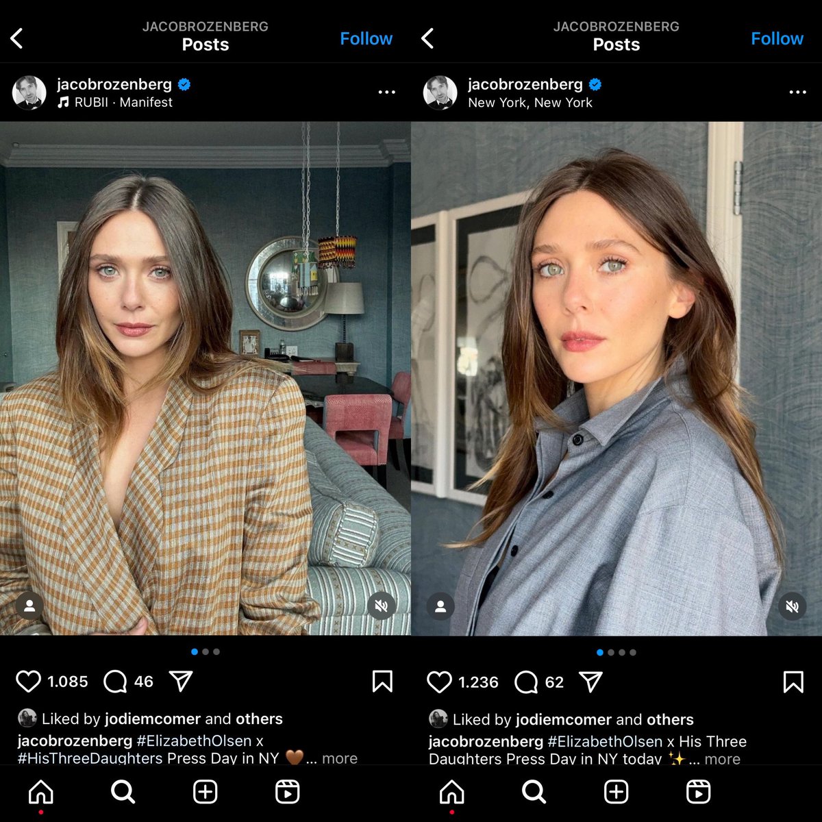 iamsofiaijaz's tweet photo. Jodie Comer liked two Instagram posts about Elizabeth Olsen ⭐ 🔥
#ElizabethOlsen #comment2earn https://t.co/eOs6d9L00u