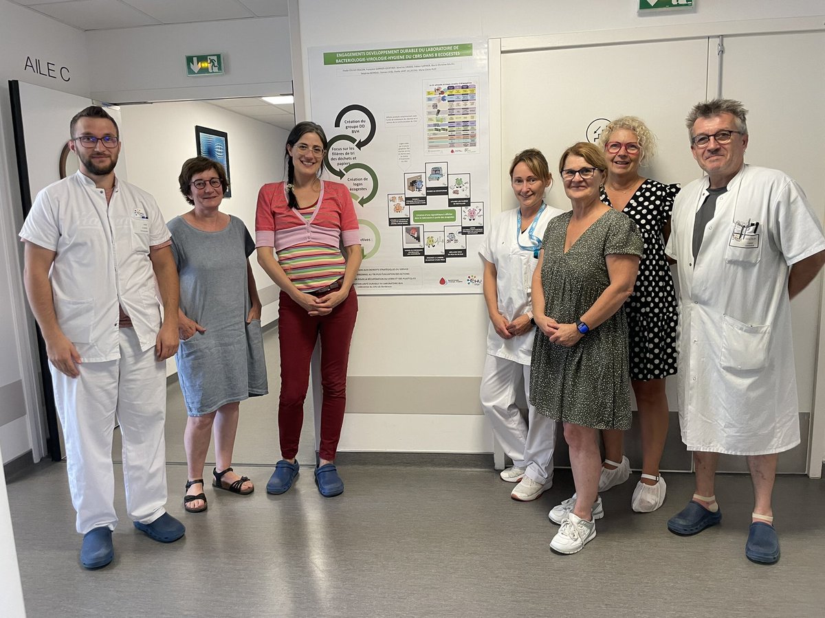 Marie Ploy (@marie_ploy) on Twitter photo Lancement des actions du groupe développement durable du laboratoire de Bacteriologe-Virologie-Hygiene <a href="/CHULimoges/">CHU de Limoges</a>. Une équipe motivée pour mettre en place 8 éco gestes simples. Merci à tous. Lancement des actions du groupe développement durable du laboratoire de Bacteriologe-Virologie-Hygiene <a href="/CHULimoges/">CHU de Limoges</a>. Une équipe motivée pour mettre en place 8 éco gestes simples. Merci à tous.
