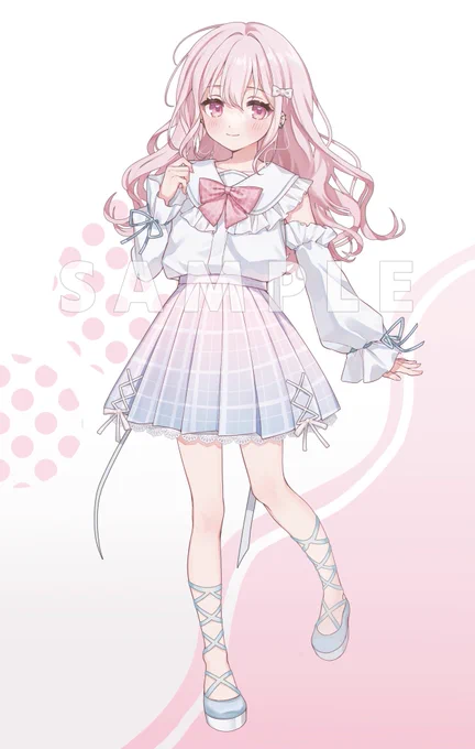 イリアムライバー 小夜子様の立ち絵イラストを担当させていただきました!