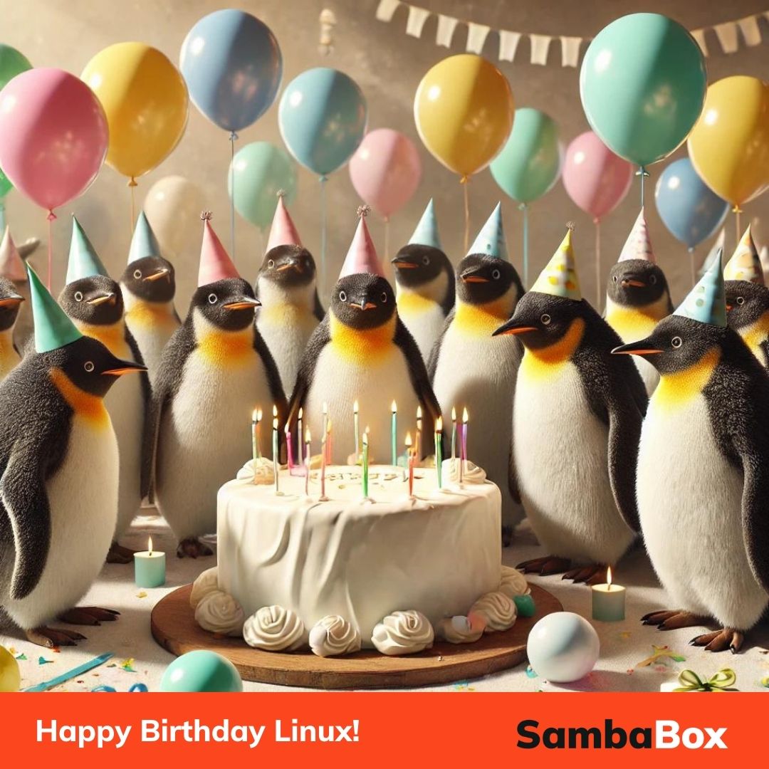 SambaBoxED's tweet photo. Happy Birthday Linux! 🐧 🎂 🎉

Linux is celebrating its 33rd birthday! Started in 1991 by Linus Torvalds, this open-source operating system kernel has since powered billions of devices worldwide.

#Linux #HappyBirtydayLinux #OpenSourceSoftware #FOSS #Technology #LinuxDay https://t.co/M9TKpEIRe2