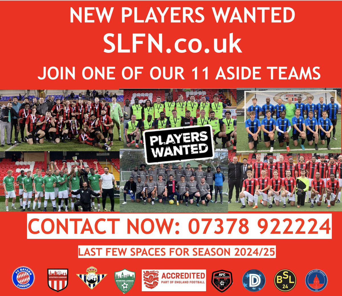 Looking for a South London Football team?  JOIN NOW. #London #Trent #BankHoliday