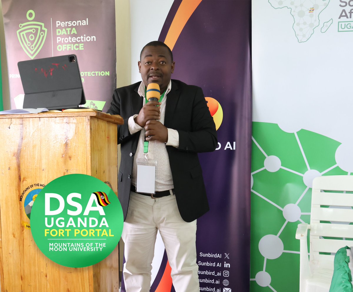 dsa_Uganda's tweet photo. Earlier๐: Dr. Martin Mubangizi the General Chair for #DSAU gives a welcoming note to kick off #DSAUFortportal2024 https://t.co/tcTJyxfL8R