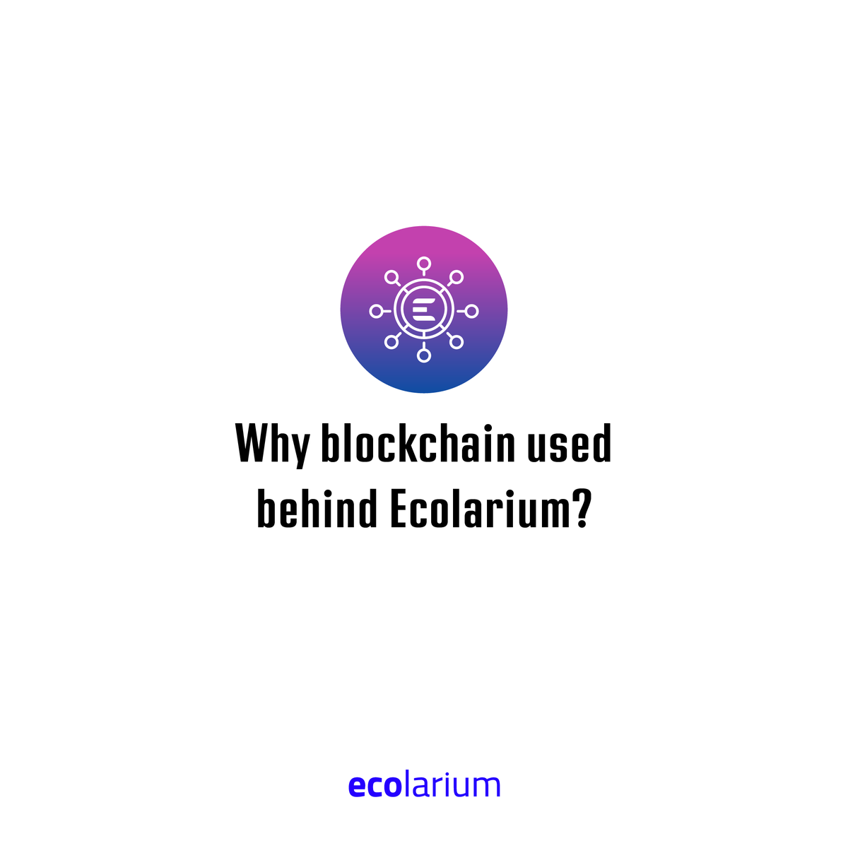 ecolarium's tweet photo. Ecolarium, a pioneer in sustainable energy management, has strategically chosen to leverage blockchain technology in its operations. The use of blockchain underpins trust and transparency in the Ecolarium ecosystem. By leveraging this distributed ledger technology, Ecolarium ensures that all transactions and interactions are recorded securely and with the highest level of integrity. Thanks to the decentralized nature of blockchain, Ecolarium eliminates the need for intermediaries and increases security measures against potential cyber threats.

Visit us for details!
🌍 https://t.co/Tlb6e3p3hj 

#Ecolarium #RWA #blockchain #crypto #sustainability #commerce