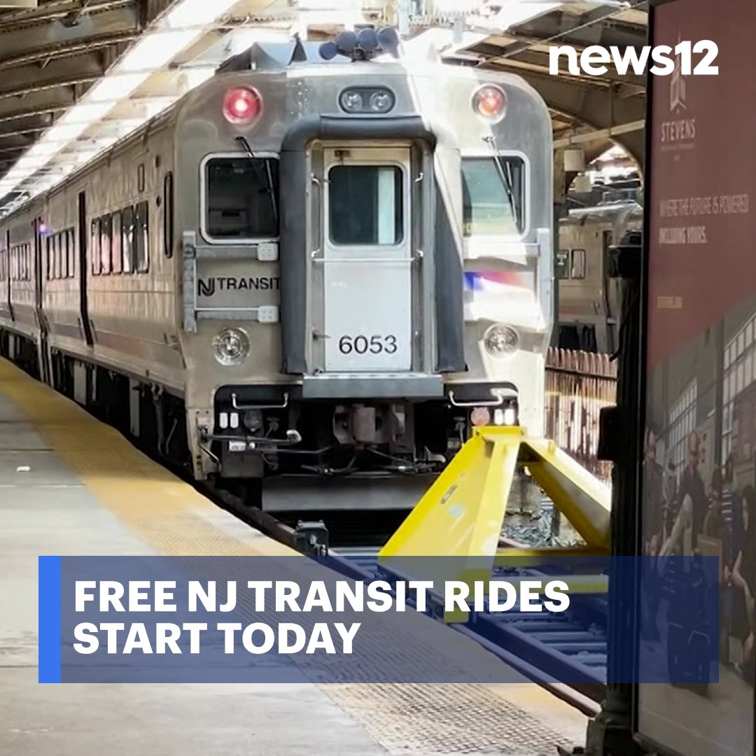 FARE HOLIDAY: The week is finally here! Free #NJTransit rides start today. <a href="/LaurenDue12/">Lauren Due</a> has more details on what you need to know. - bit.ly/4dztiiD