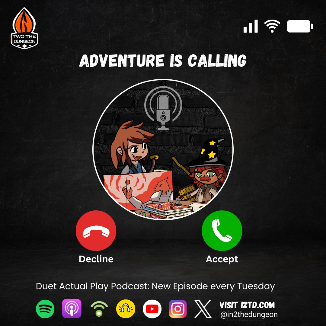 Time is ticking as the Lonewolves continue their search for the hall of the Brummalmarc and their quarry. Will their new friend prove to be valuable help or a hinderance in their quest?

Listen on and find out as we delve in two the dungeon⚔️

#happytwosday #ttrpg #lonewolf