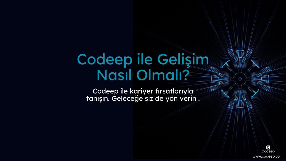 Codeepco's tweet photo. Kariyerine yön vermek için Codeep'le tanış! 🌟 Sektör odaklı eğitim ve gerçek dünya projeleriyle geleceğini bugünden şekillendir. 🚀
🔗Başvuru ve Bilgi için: https://t.co/XT0t4Cnvhz
📞İletişim: +90 538 354 0998
#Codeep #yazılım #teknoloji #eğitim #mühendis https://t.co/2S76BD3Am0
