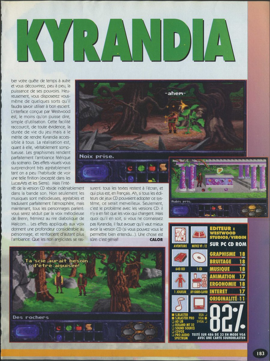 AllmightoFranky's tweet photo. On poursuit avec en Test,#LegendOfKyrandia sur #PCcdrom et #IndianaJones and the fate of atlantis sur #PCcdrom également!! 3/5 https://t.co/4HoBRn7xfG
