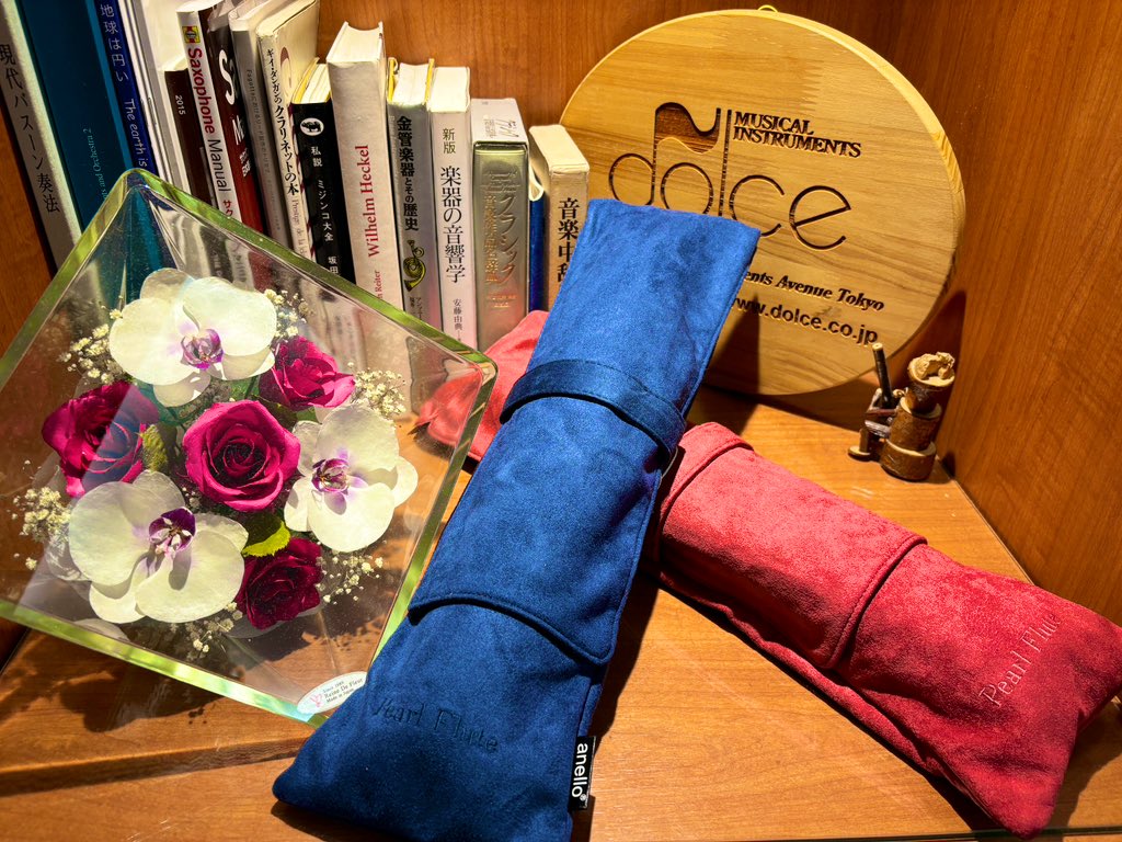 Pearl dolce ドルチェ　フルート ケース付き 🎈フルートケースポーチ🎈 新発売anello×Pearl Fluteコラボレーション