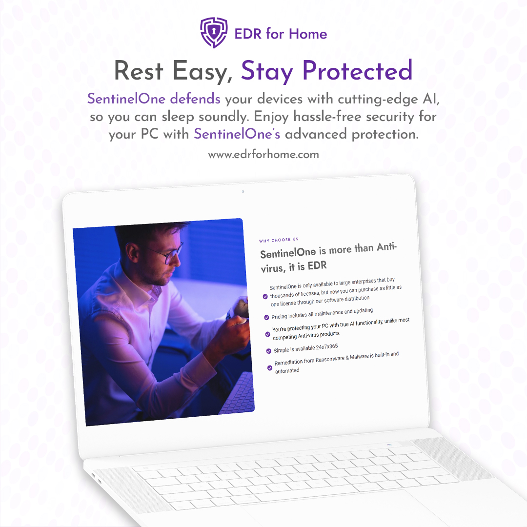 EDRforHome's tweet image. Rest easy and stay protected with SentinelOne. Our cutting-edge AI defends your devices around the clock, ensuring you can sleep soundly knowing your data is secure.

🌐 edrforhome.com

#edrforhome #antivirus #datasecuritystandards