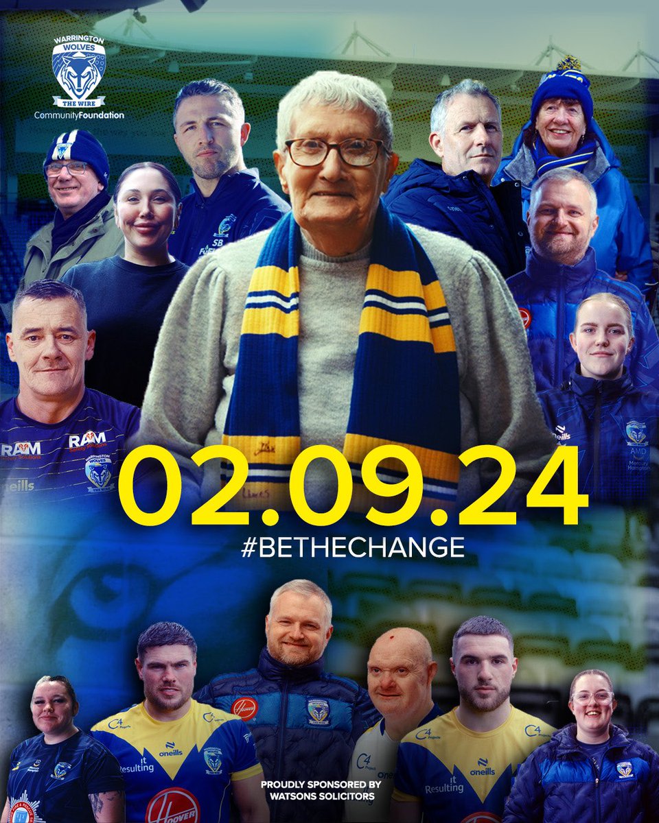 🎬 **Be the Change: A true Warringtonian** 🎬

A story that touches the heart and reminds us all of the importance of community.

📅 **Releases September 2nd, 2024**  
📲 Available across all our platforms

Proudly sponsored by <a href="/Watsons_Legal/">Watsons Solicitors</a> 

#BeTheChange #CommunityHeroes