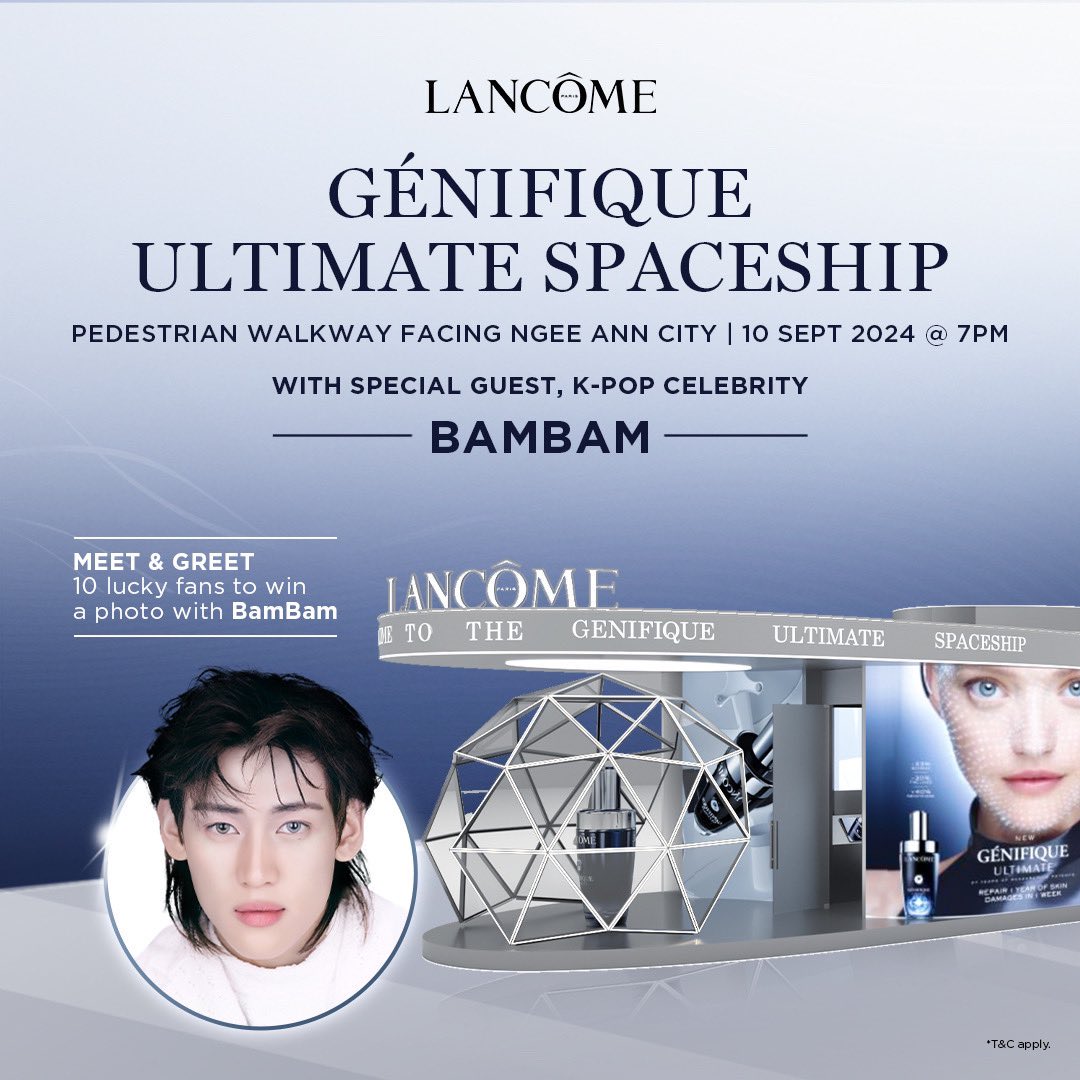 aeiaoey's tweet photo. แรงมาก อันนี้แรงมาก น้องแบมและ Lancome!!!!!! https://t.co/79VdZrA4nU