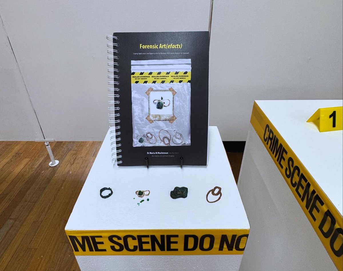MariaMMaclennan's tweet image. TYSM to everyone who came to the Opening Night @DJCAD #DJCADMastersShow! 💀🎨

Here’s a preview of the work I’m currently showing in ‘Forensic Art(efacts)’, running until Sunday 1st September 2024. Pop along &amp;amp; see the work of my colleagues &amp;amp; peers in #ForensicArt &amp;amp; #MedicalArt!