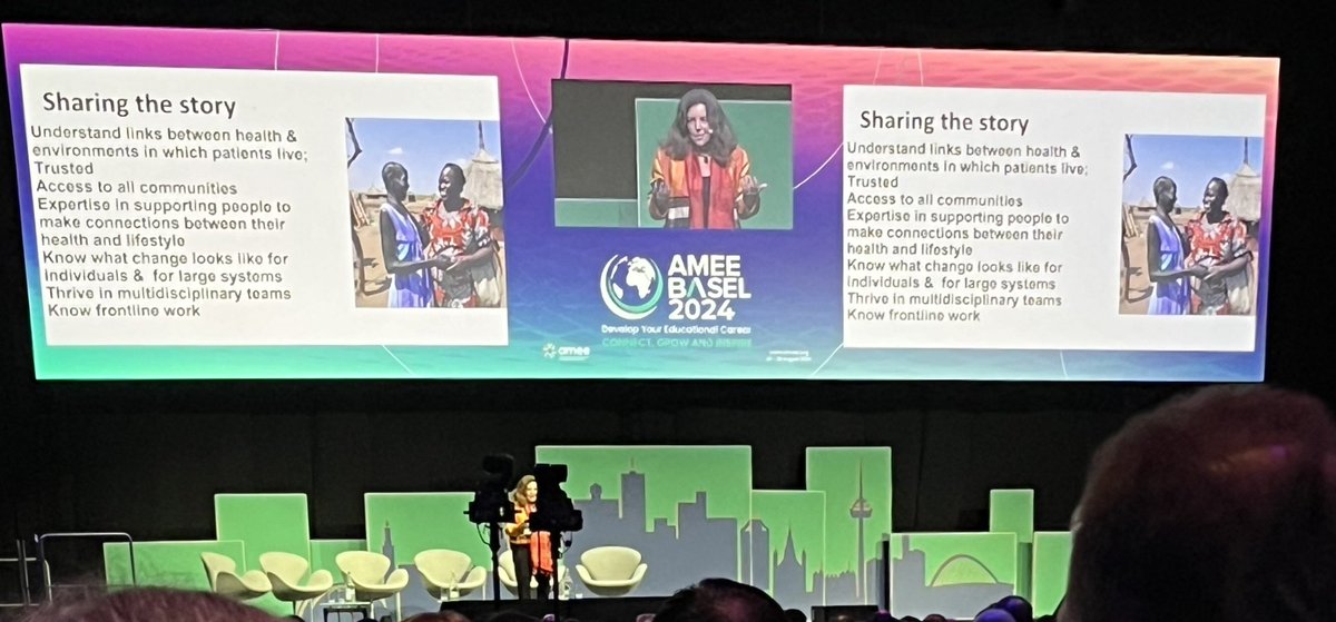 Dr.Dolores M McKeen 🇨🇦 (@dolores_mckeen) on Twitter photo Plenary on climate crisis/health crisis by <a href="/lizgrant360/">liz grant</a>
Health for All includes
Mitigation
Adaptation
Alignment
Seeing people & new ways to be in the story
HCPs can lead change #AMEE2024 <a href="/AMEE_community/">@AMEE_Community</a> #healthcrisis #climatechange
#AMEE2024 #MedEd <a href="/MUNmed/">Faculty of Medicine</a> <a href="/MemorialU/">Memorial University</a> @AFMC_e Plenary on climate crisis/health crisis by <a href="/lizgrant360/">liz grant</a>
Health for All includes
Mitigation
Adaptation
Alignment
Seeing people & new ways to be in the story
HCPs can lead change #AMEE2024 <a href="/AMEE_community/">@AMEE_Community</a> #healthcrisis #climatechange
#AMEE2024 #MedEd <a href="/MUNmed/">Faculty of Medicine</a> <a href="/MemorialU/">Memorial University</a> @AFMC_e
